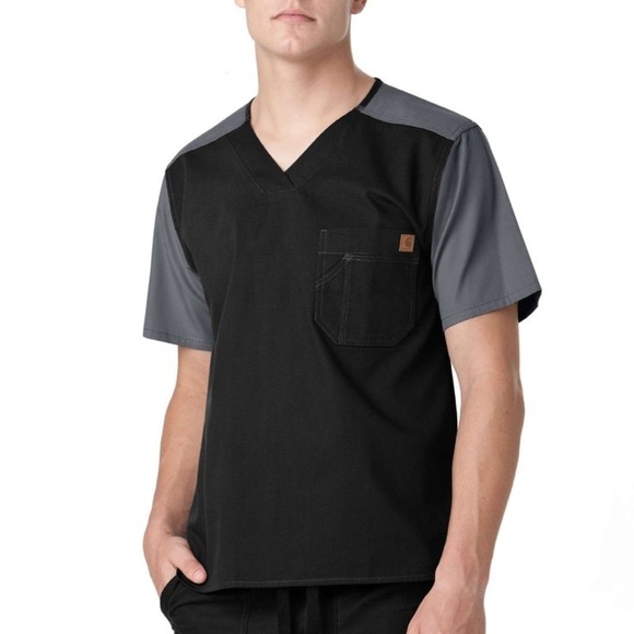 Carhartt Black and Gray Short Sleeve Tee - Picture 1 of 9